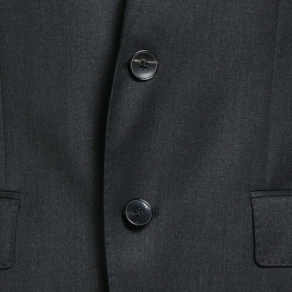 Hugo Boss Mens Blazer Size 40 Regular Charcoal Virgin Wool H Huge 214 Slim Fit